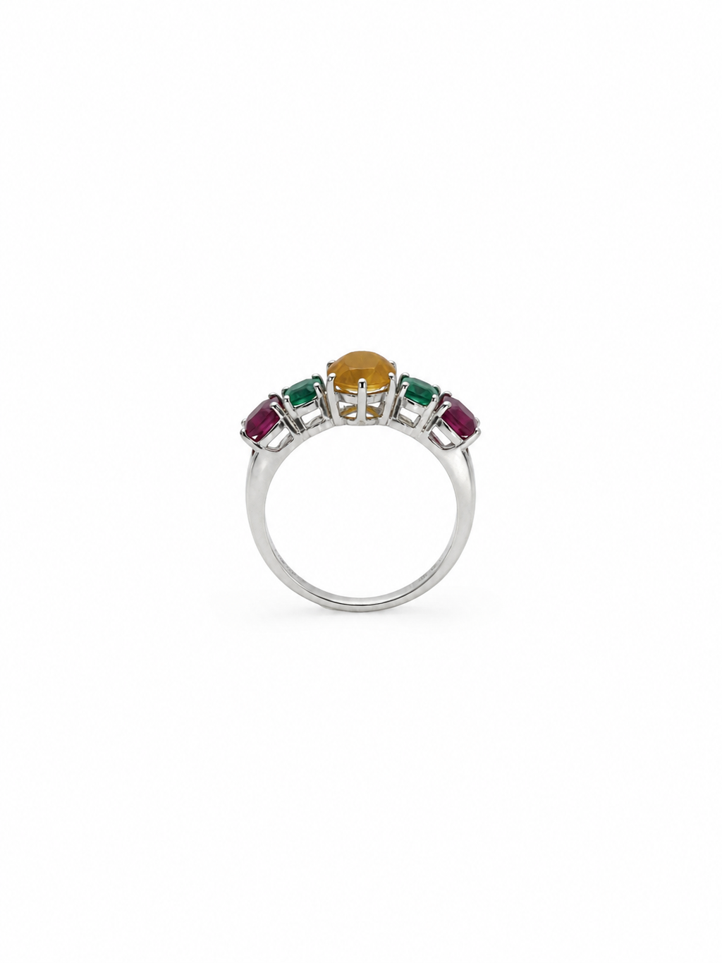 Anillo Ópalo, Esmeralda y Rubí