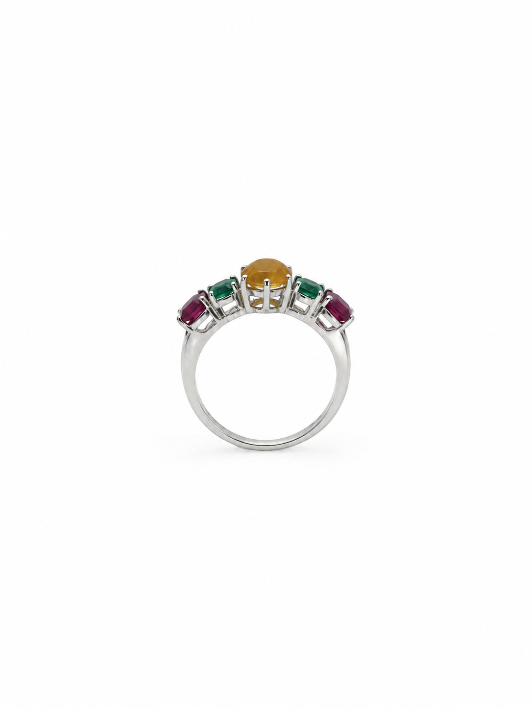 Anillo Ópalo, Esmeralda y Rubí