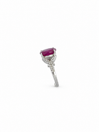 Anillo Rubí y Plata