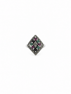 Anillo de Rubí, Esmeralda y Zafiro