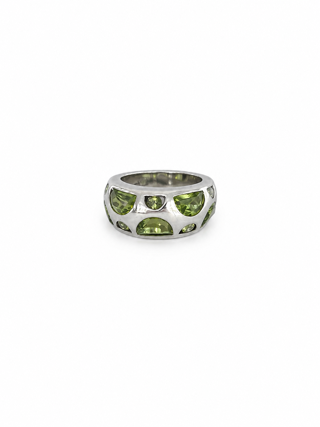 Anillo de Olivino y Plata