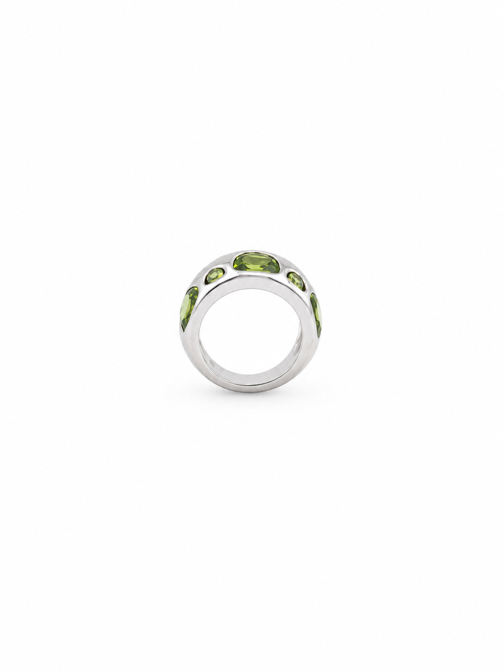 Anillo de Olivino y Plata