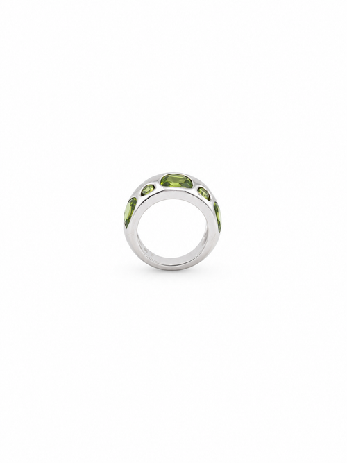 Anillo de Olivino y Plata