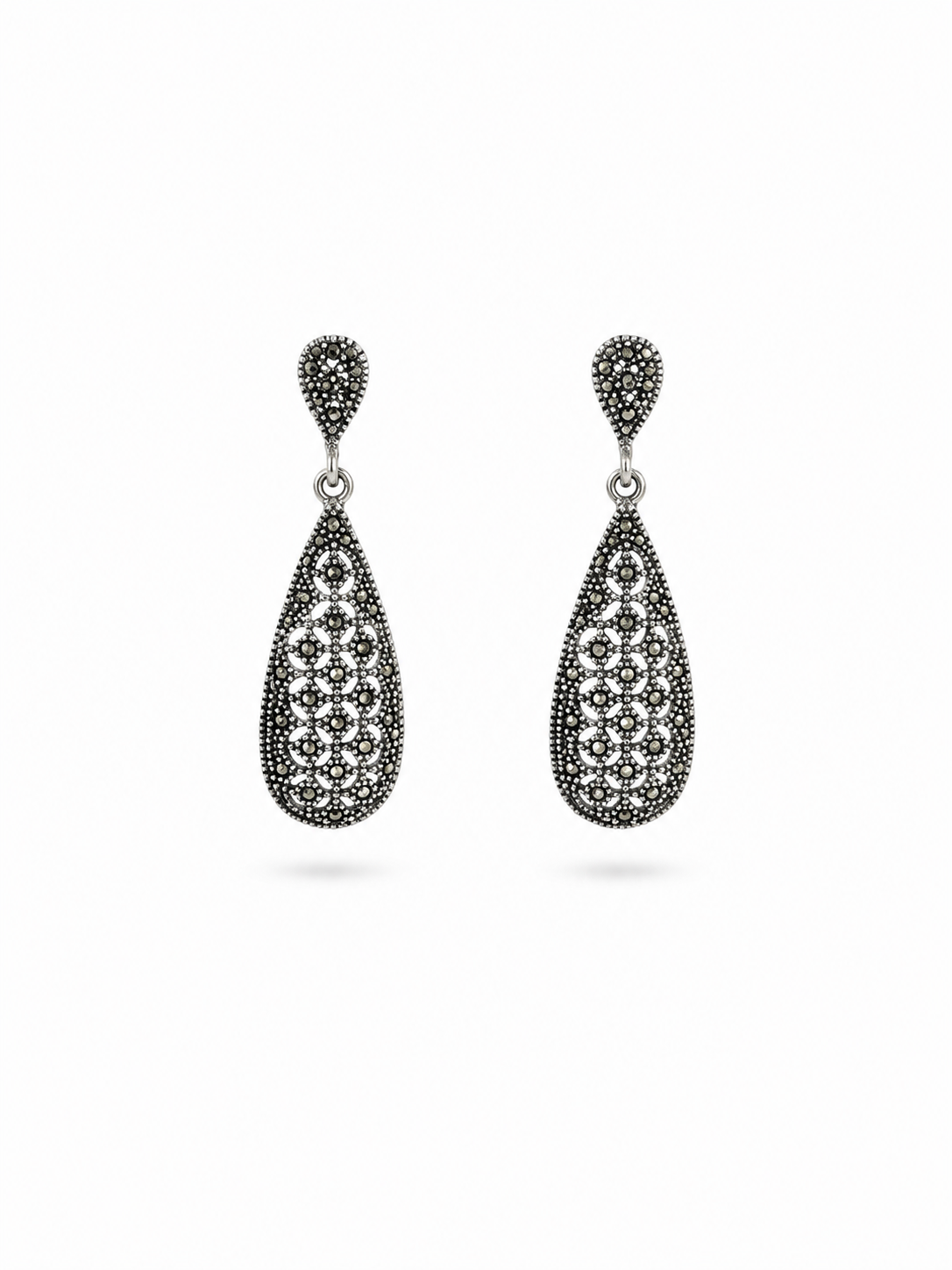 Pendientes de Plata y Marcasitas