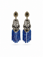Pendientes Ágata azul y Plata