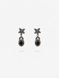 Pendientes de Plata, Marcasita y Ónix
