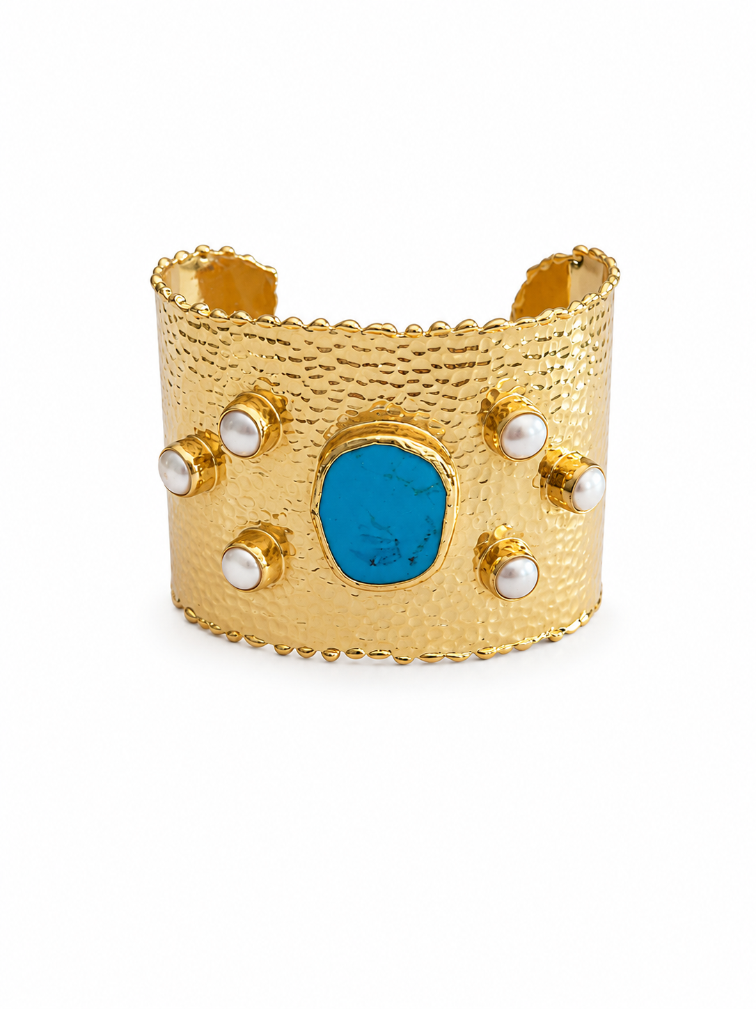 Brazalete de Perlas y turquesa