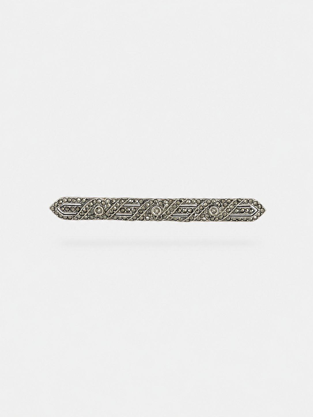 Broche de Plata y Marcasita
