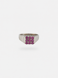 Anillo de Rubí y Plata