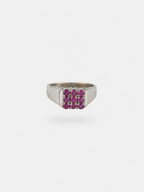 Anillo de Rubí y Plata