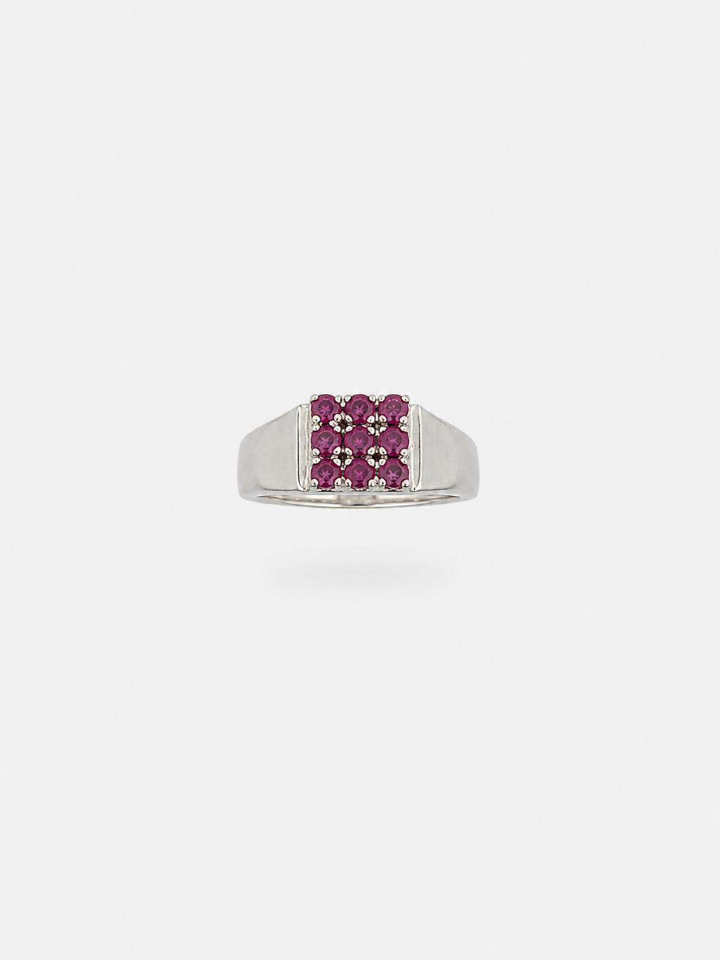 Anillo de Rubí y Plata