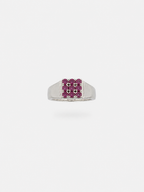 Anillo de Rubí y Plata
