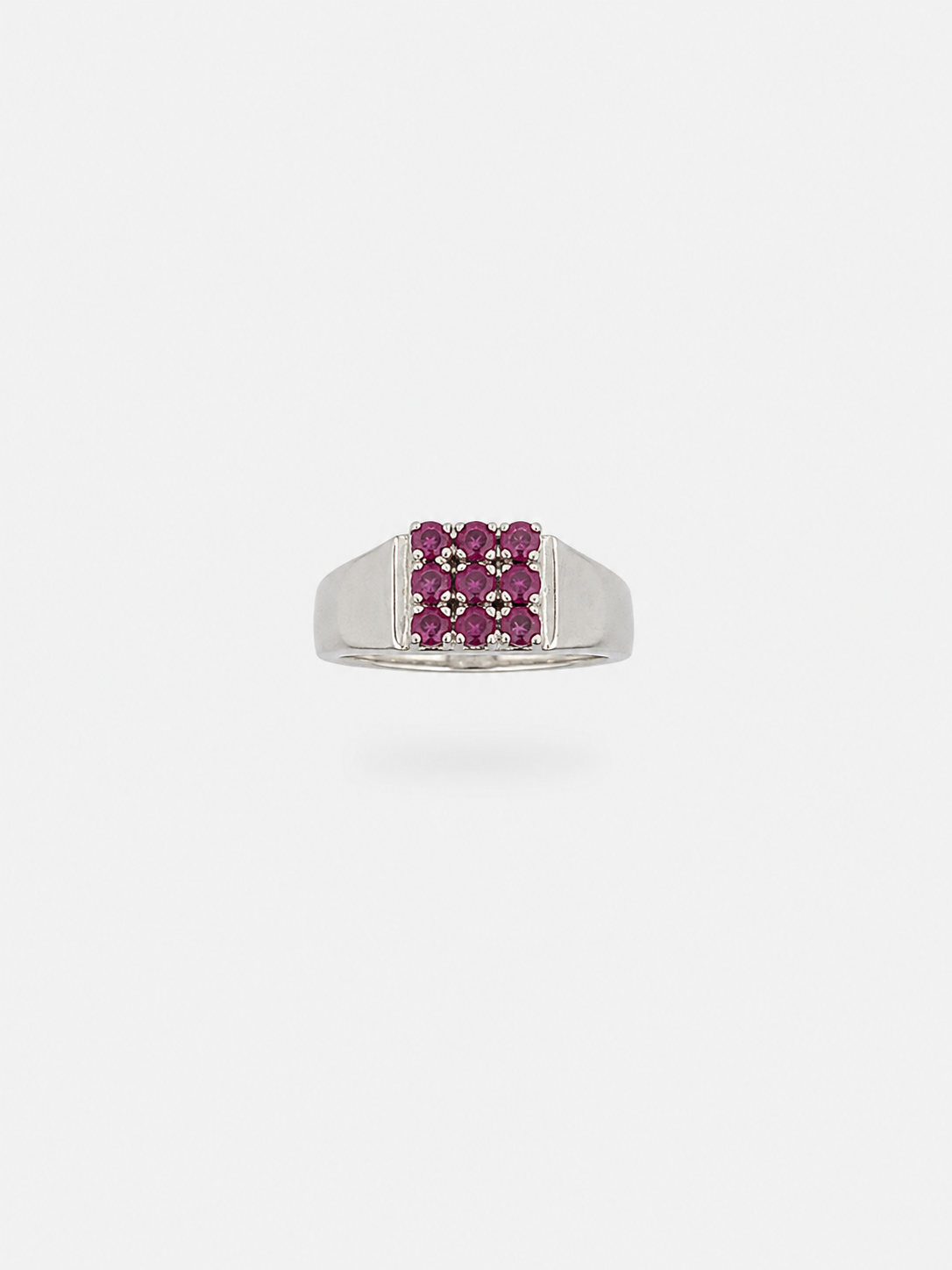 Anillo de Rubí y Plata
