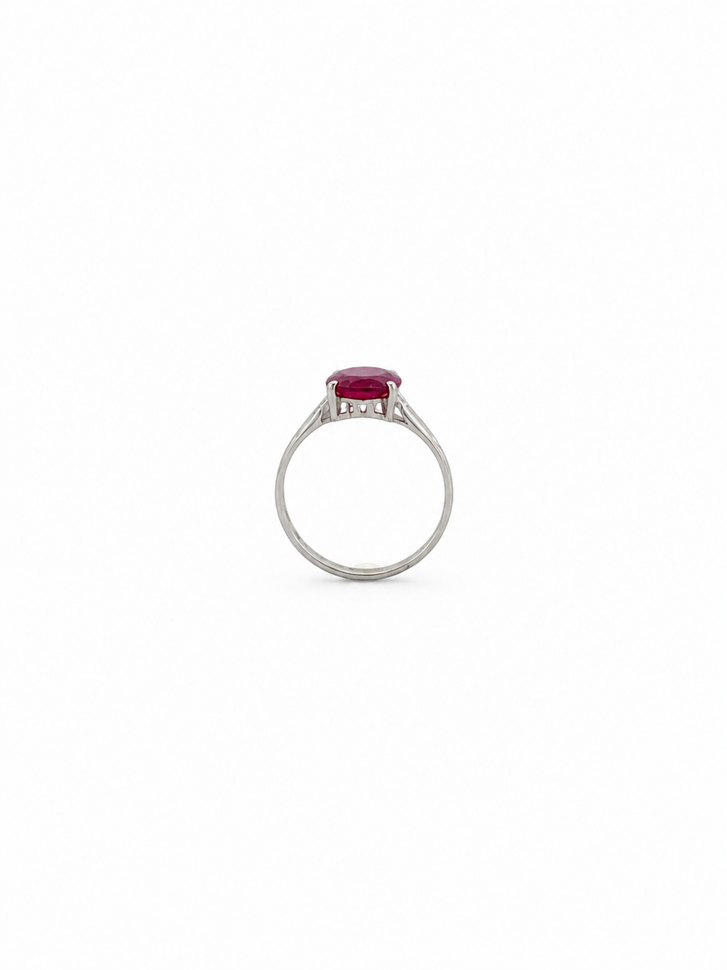 Anillo Rubí y Plata
