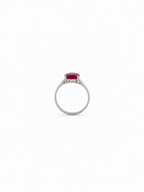 Anillo Rubí y Plata