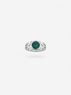 Anillo de Esmeralda y Plata