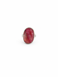 Anillo Corindón rojo