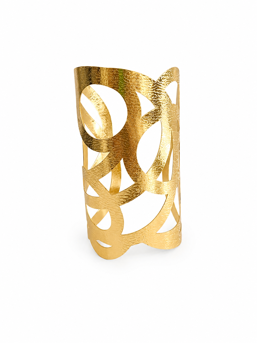 Brazalete de Latón con baño de oro