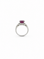 Anillo Rubí y Plata