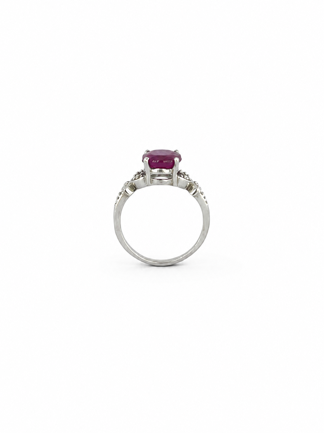 Anillo Rubí y Plata