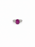 Anillo Rubí y Plata