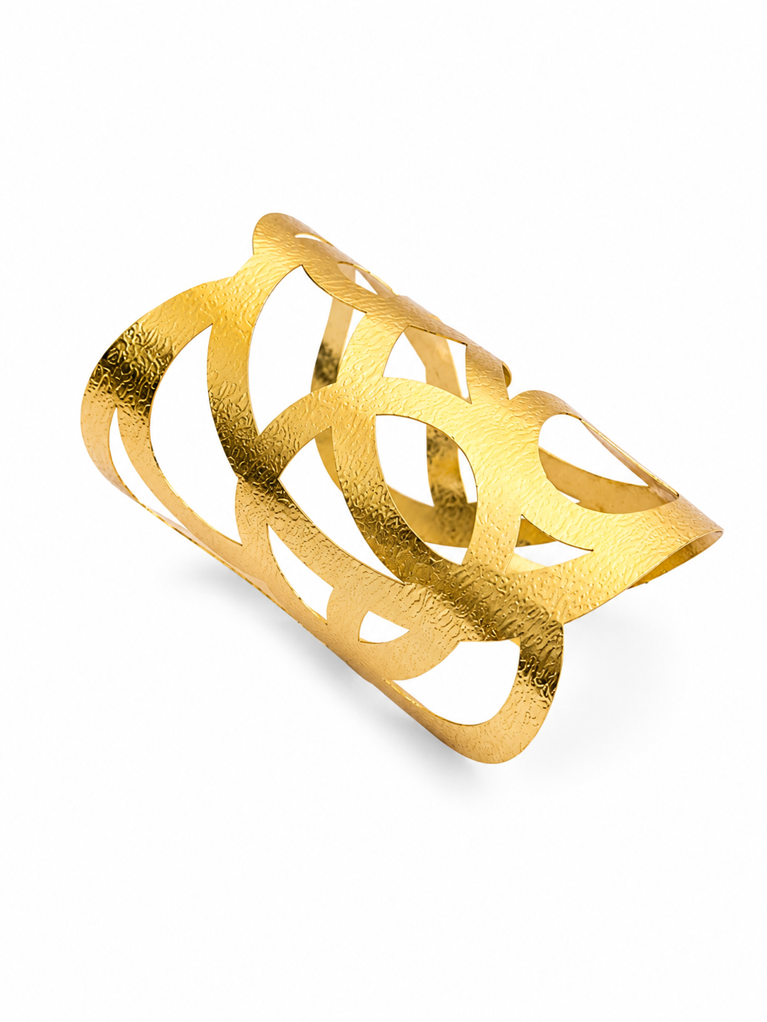 Brazalete de Latón con baño de oro