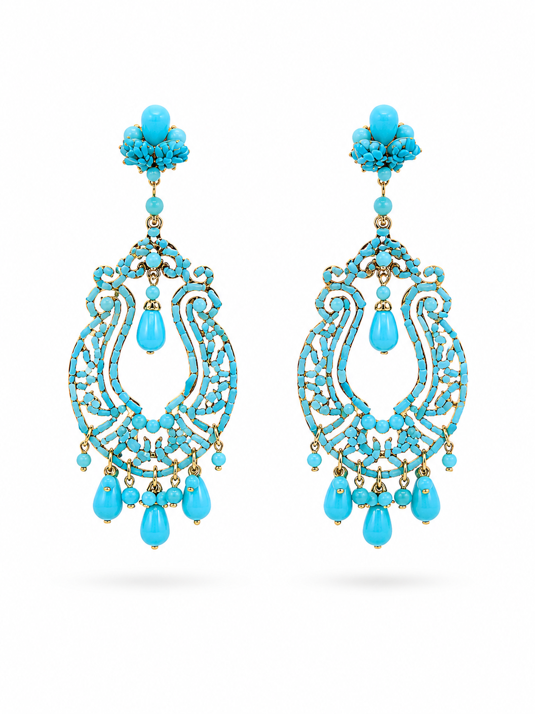 Pendientes Morlote de Turquesa