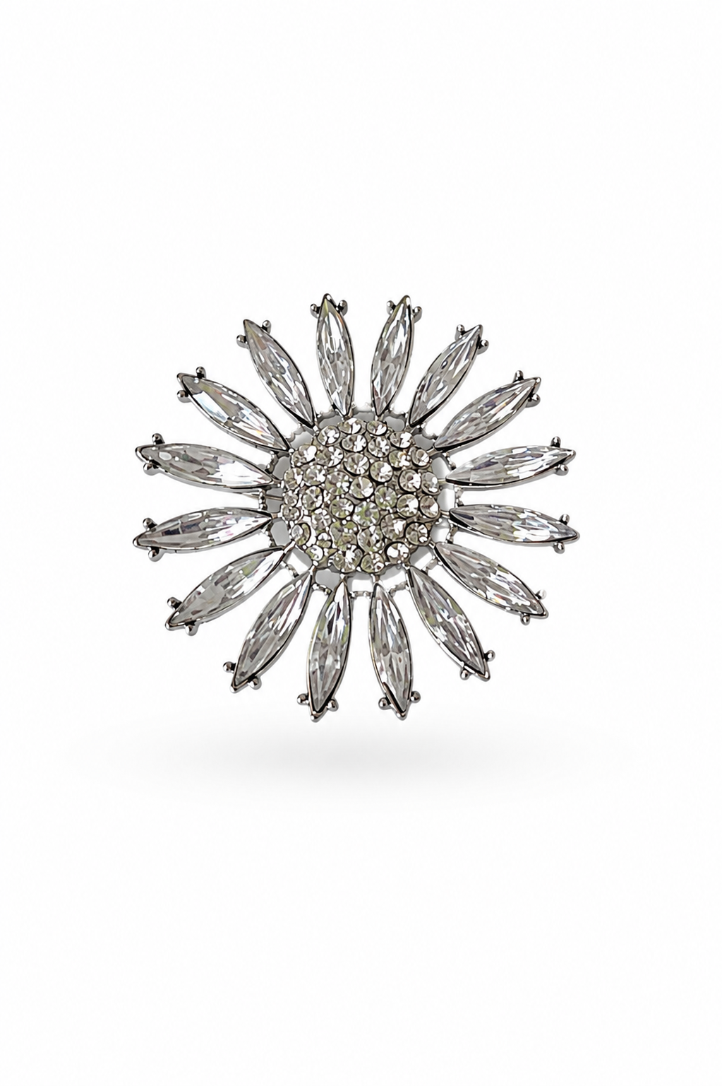 Broche de Latón y circonitas