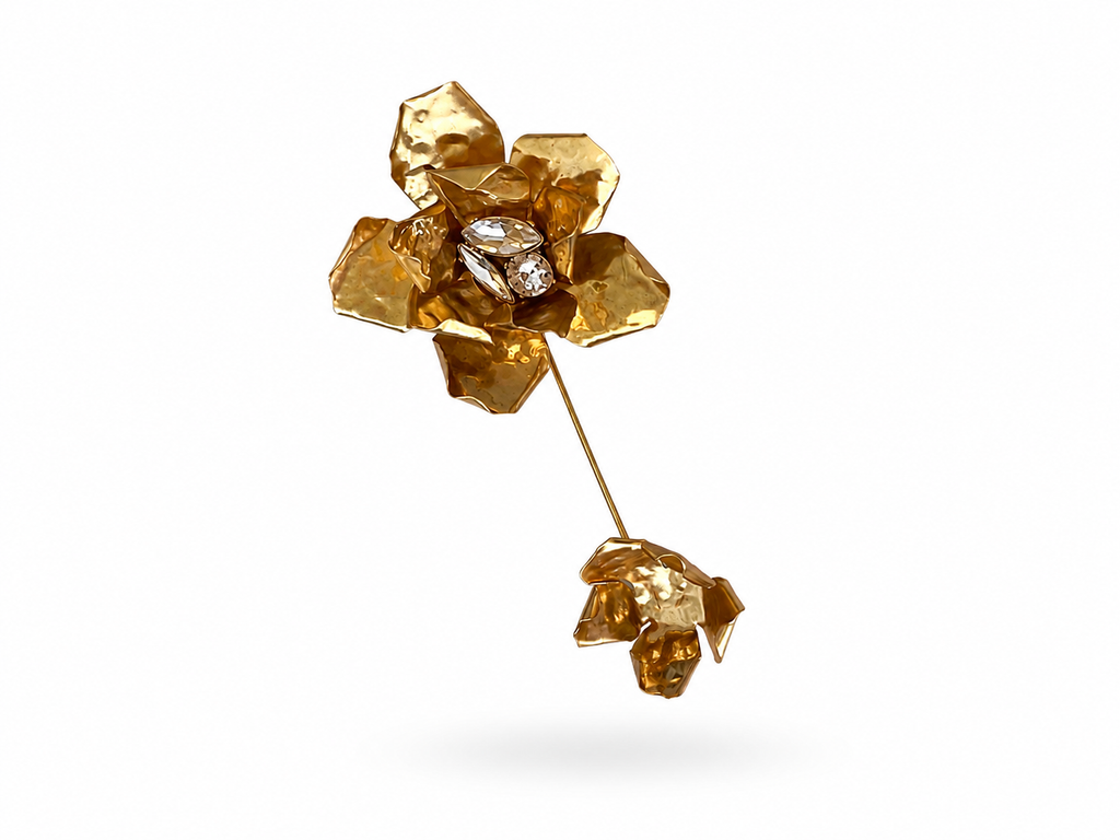 Broche de Latón con baño de oro