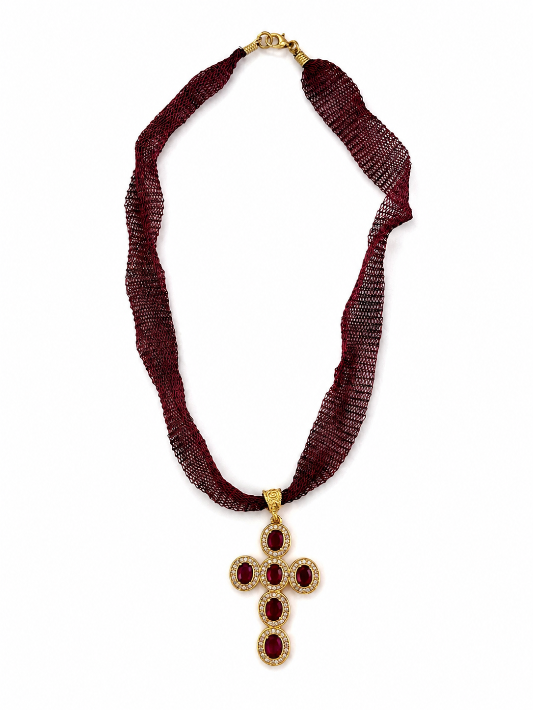 Collar de Circonitas con cadena de Titanio