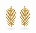 Pendientes de Latón con baño de oro