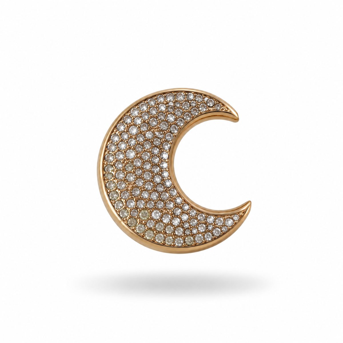 Broche imantado en forma de luna