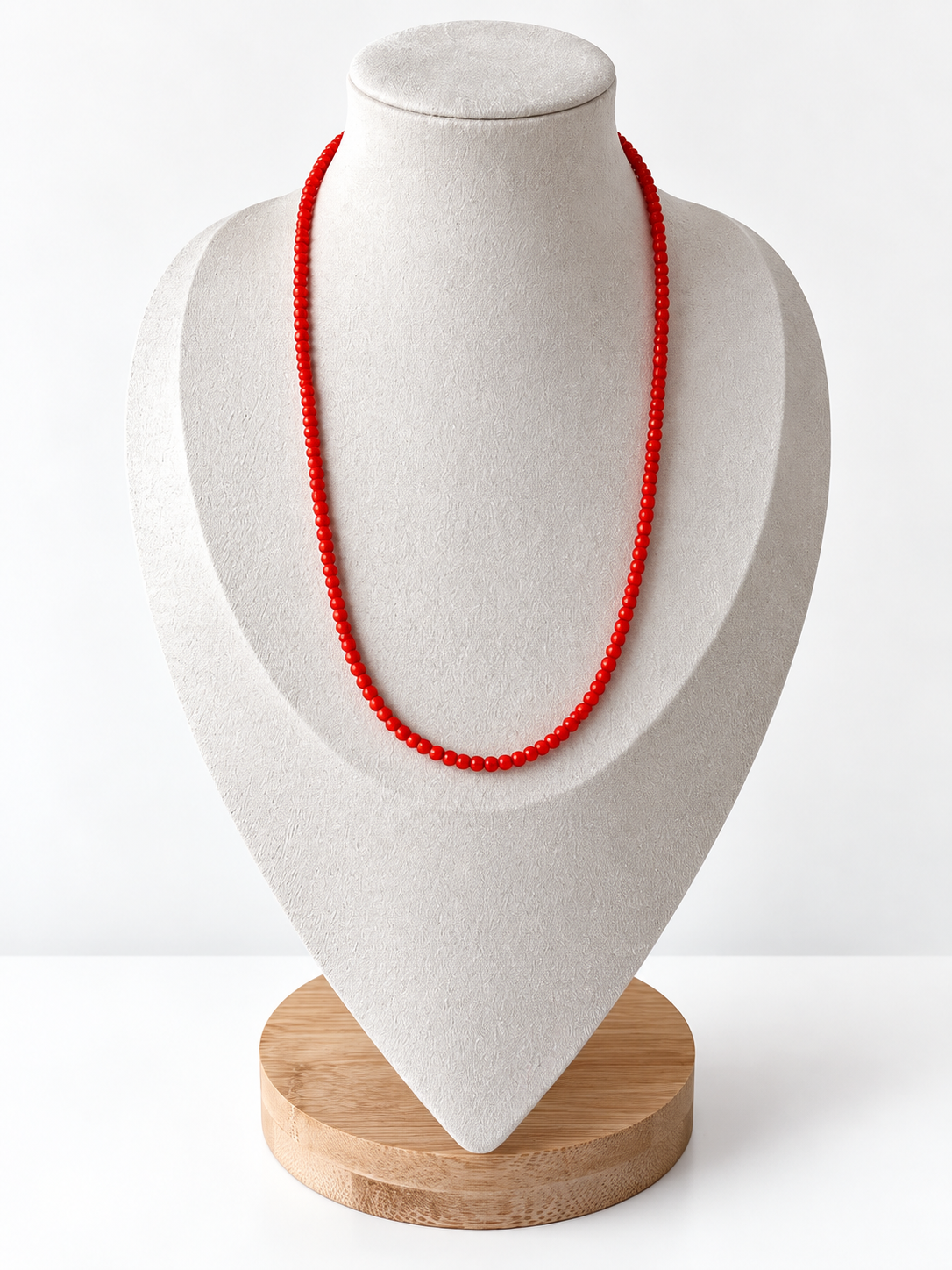 Collar de Coral del Mediterráneo fino de 1ª calidad