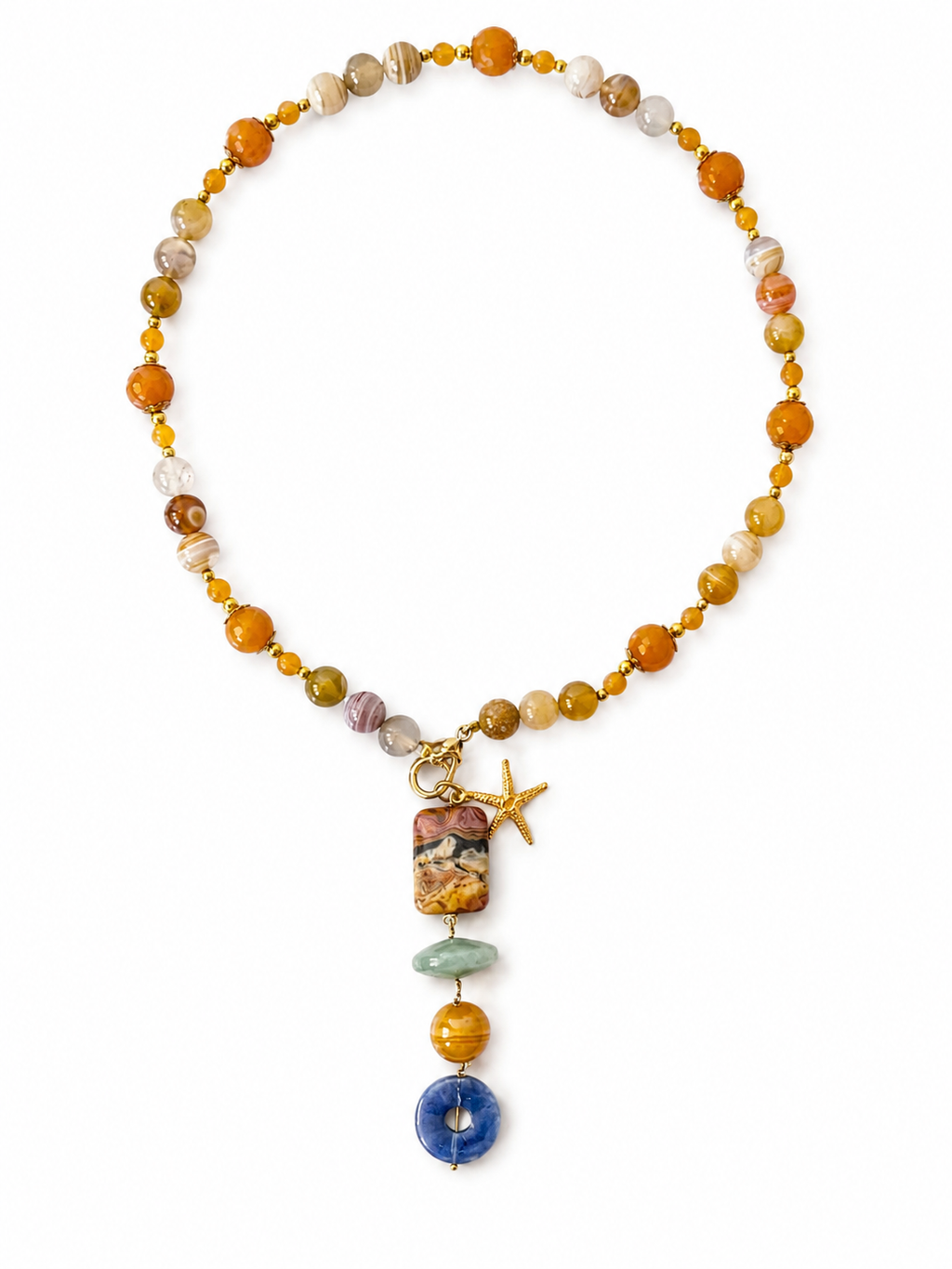 Collar de Aragonito Amarillo