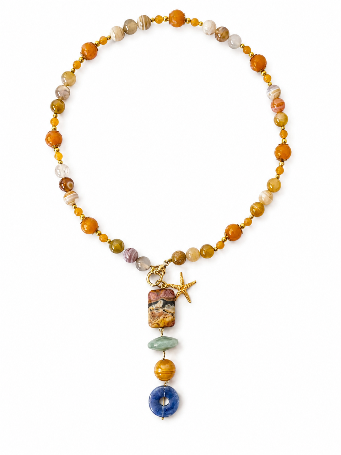 Collar de Aragonito Amarillo