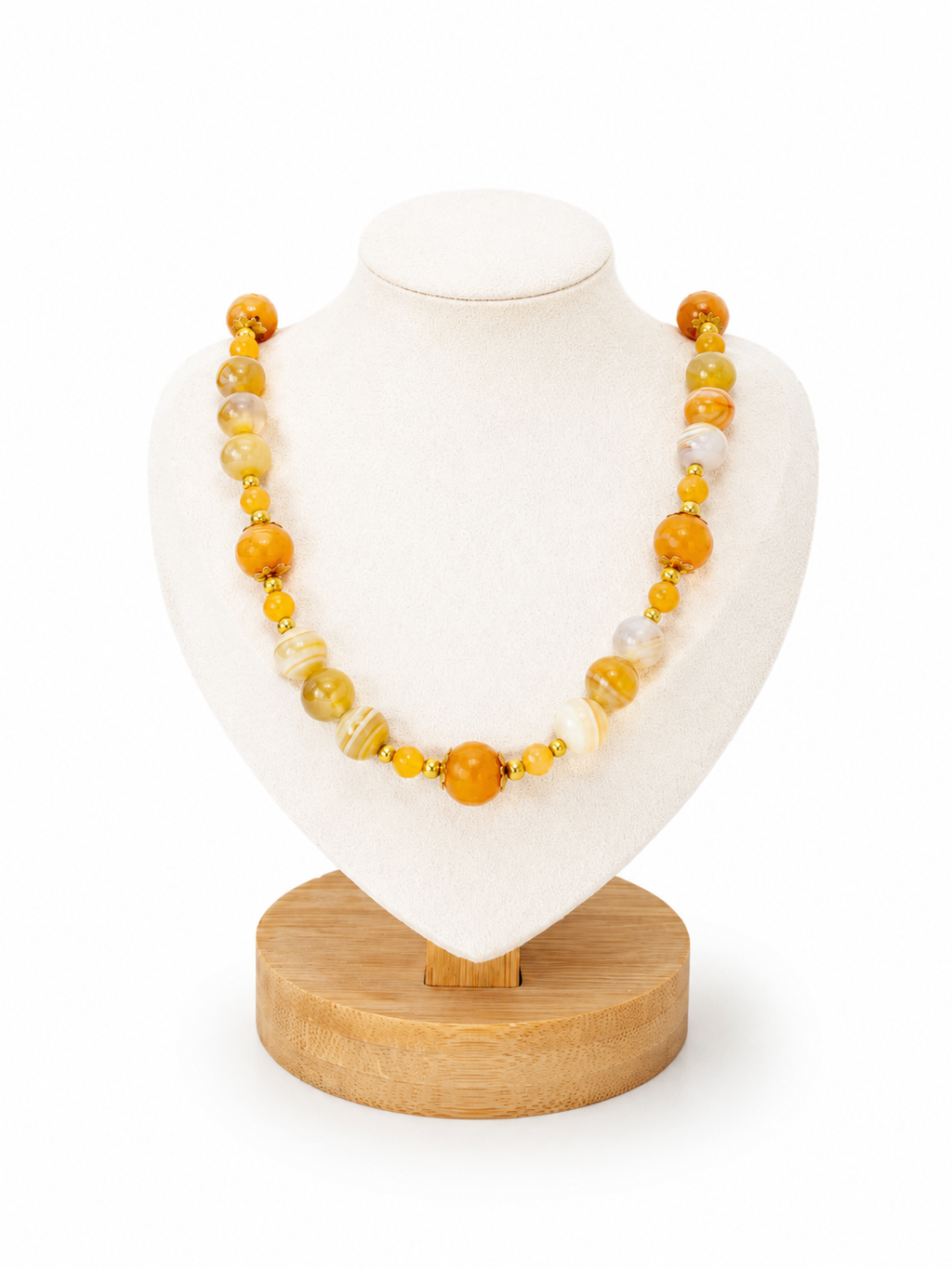 Collar de Aragonito Amarillo