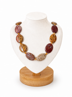 Collar de Jaspe con aro de Ágata