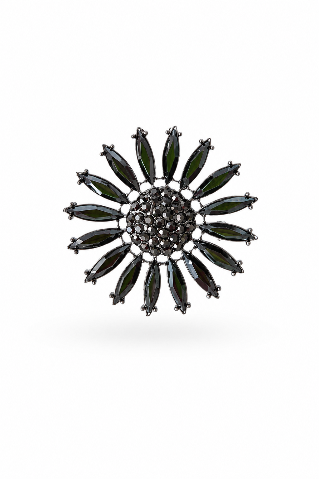 Broche de Latón y circonitas