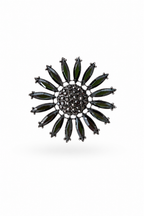 Broche de Latón y circonitas