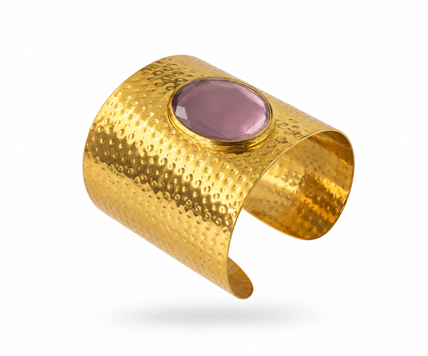 Brazalete de Ojo de gato rosa