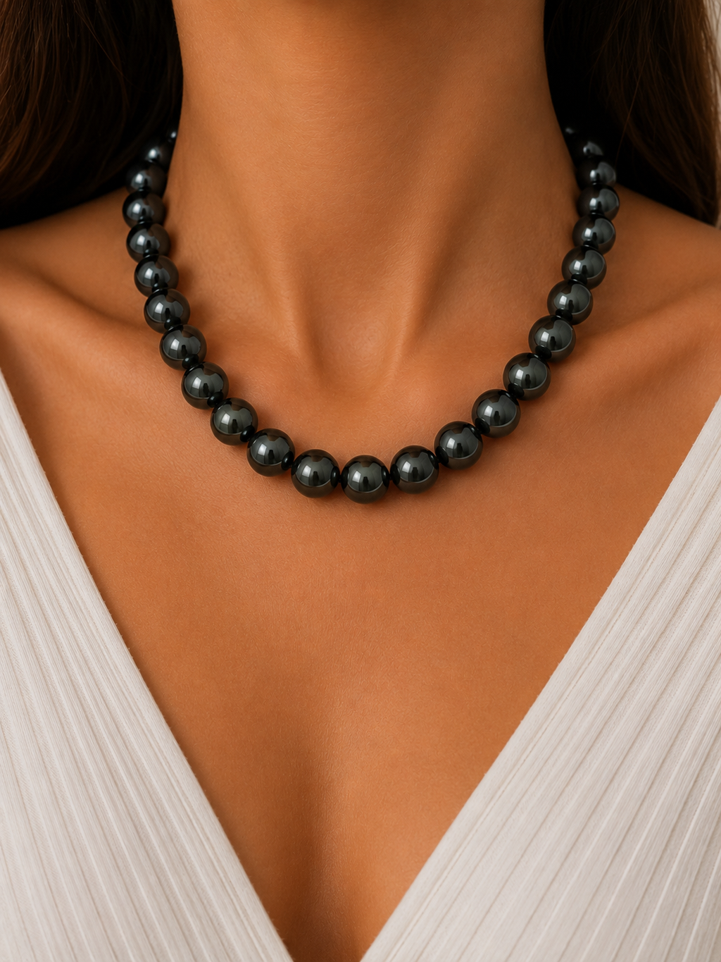 Collar de Perlas de Nácar