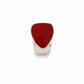 Anillo de Coral Bambú y Plata
