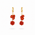 Pendientes de Coral Bambú