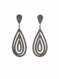 Pendientes de Plata y Marcasita