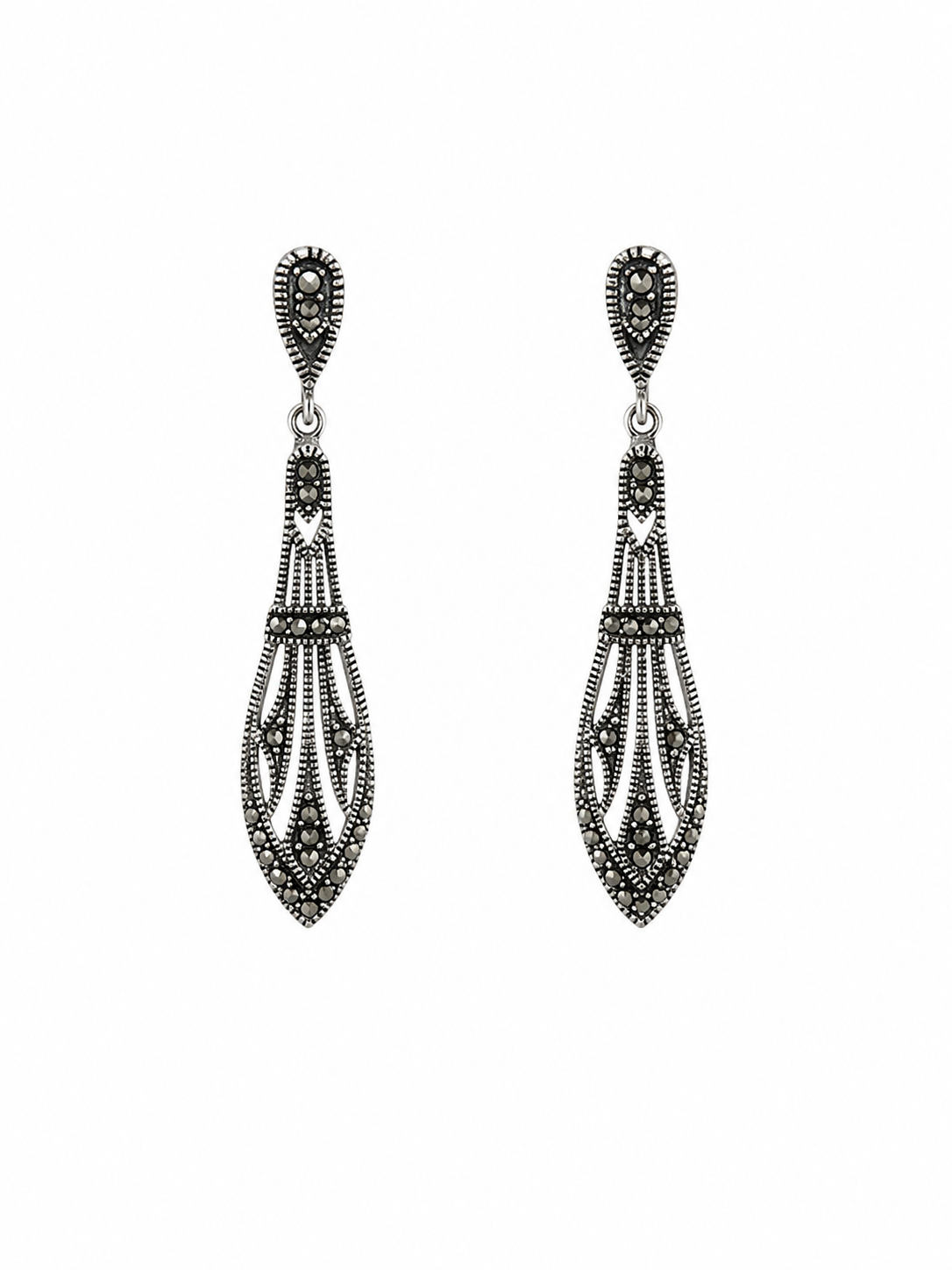 Pendientes de Plata y Marcasitas