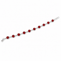 Pulsera de Plata y Coral Bambú