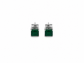 Pendientes de Circonita verde