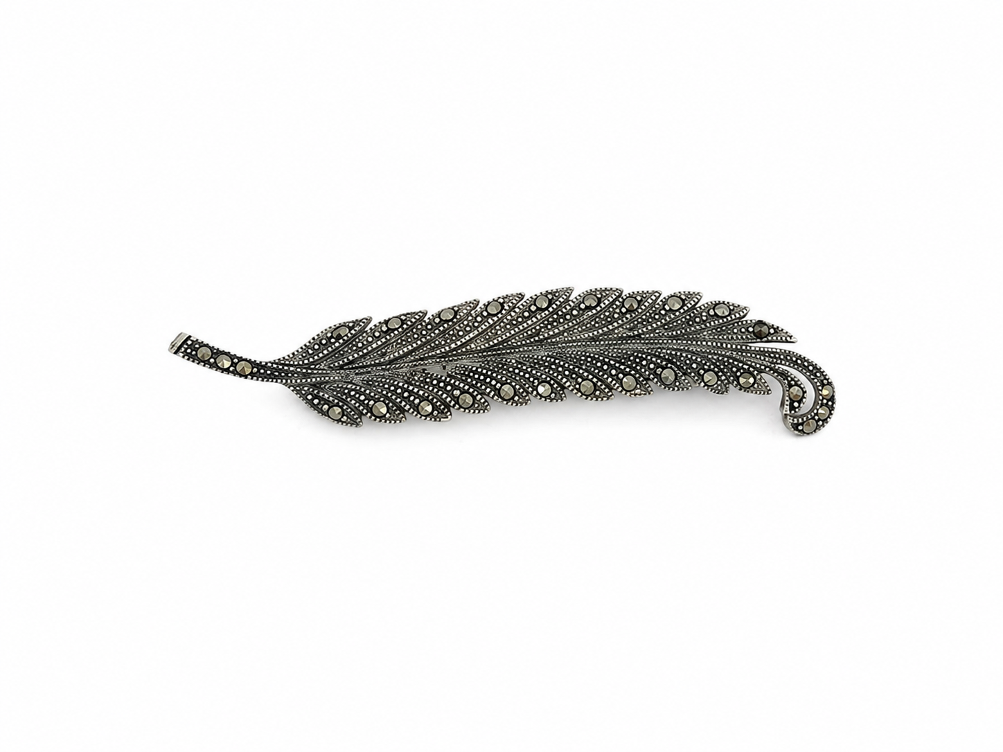 Broche de Plata y Marcasitas