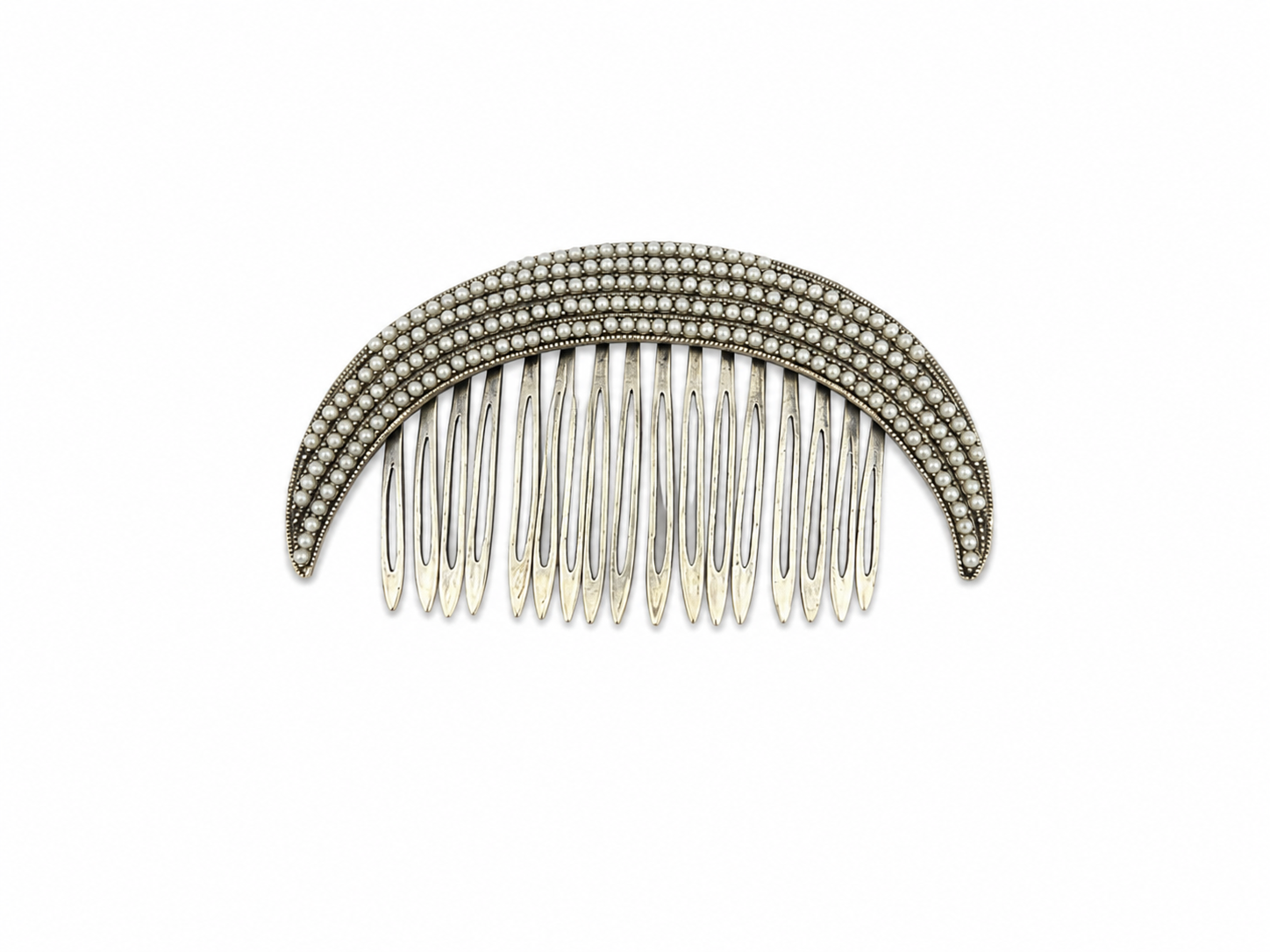 Peina de Plata y Perlas