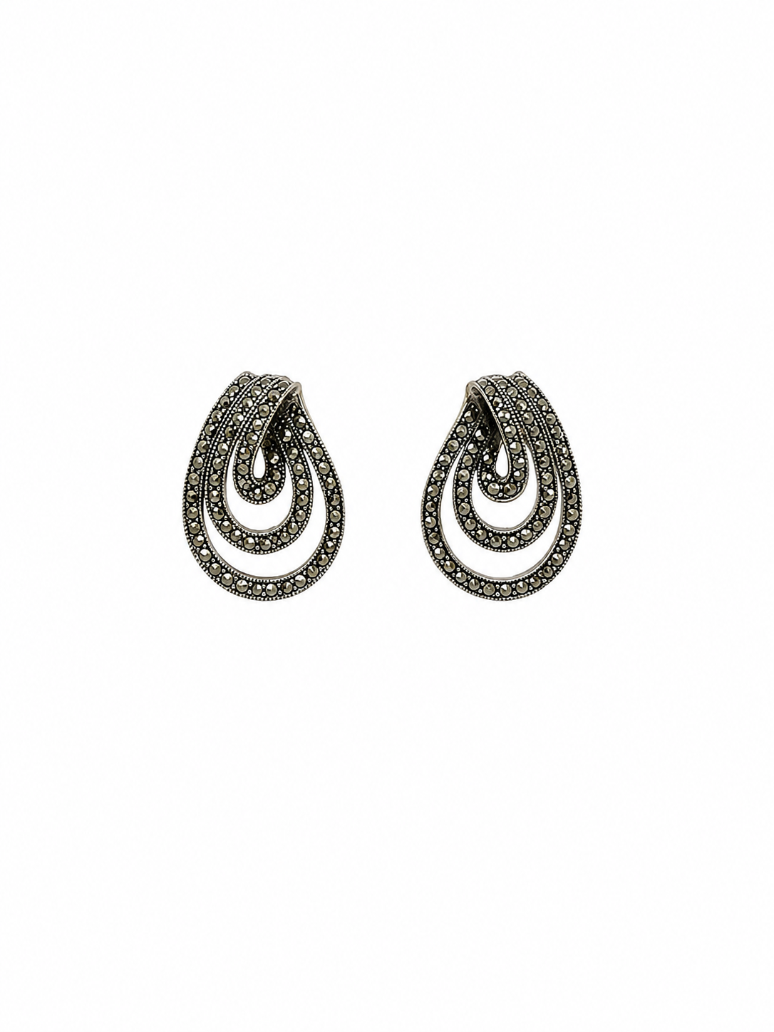 Pendientes de Plata y Marcasitas